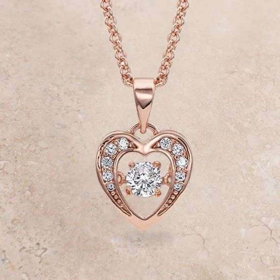 Jewelry * | Montana Silversmiths Let'S Dance A Little Dance Heart Necklace