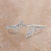 Jewelry * | Montana Silversmiths Frozen Leaf Cuff Bracelet