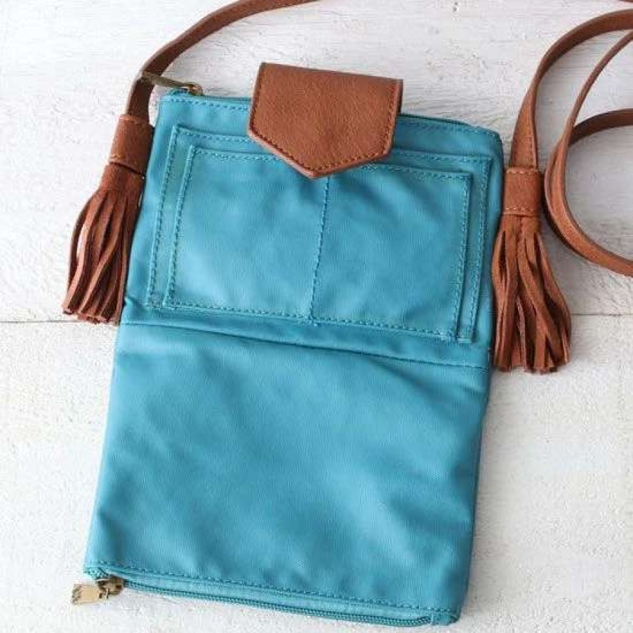 Handbags * | Turquoise Aztec Small Crossbody